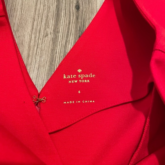 NWT kate spade v-neck ponte dress - Picture 6 of 7